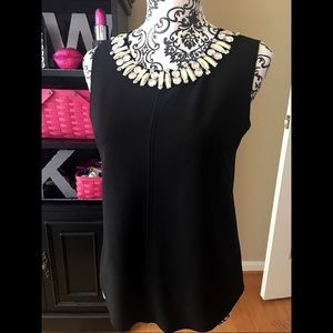 GRACIA SLEEVELESS RHINESTONE EMBELLISHED  TOP M